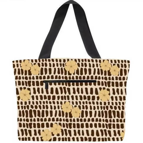 Kikay Everyday Tote Bag - Puakenikeni Miter Shell